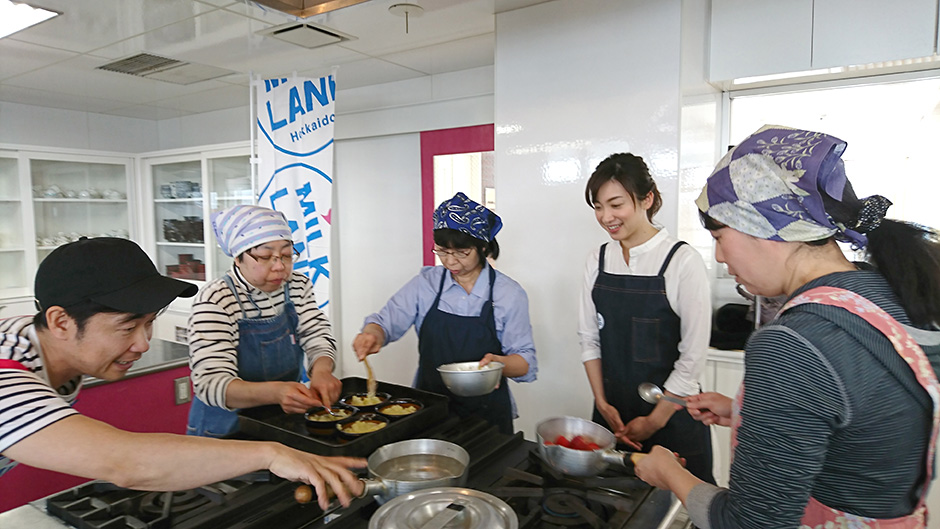 ミルク料理教室写真